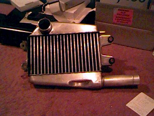 Intercooler, all cleaned up