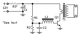This is a schematic of the 40W Fluorescent Lamp Inverter