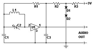 Schematic of the Single Chip AM Radio
