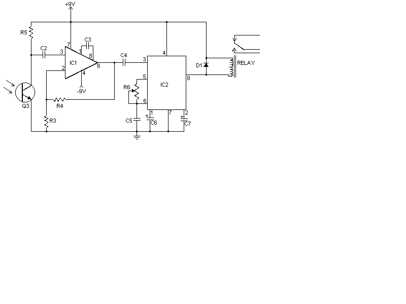 This is the schematic for the IR Receiver