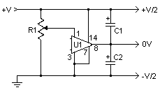 This is the schematic of the Voltage Inverter