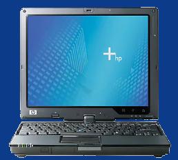 Image of HP Compaq TC4200 convertable tablet laptop, generic