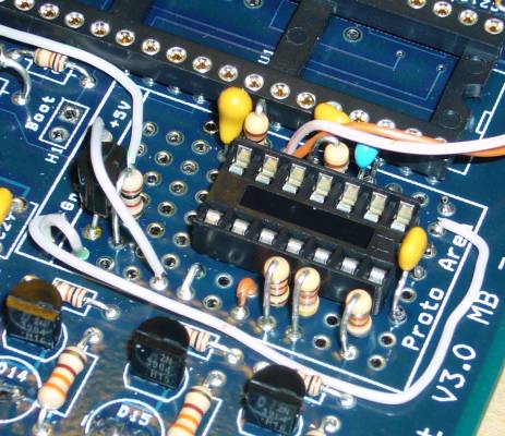 Image of 2nd VR Conditioner circuit on Megasquirt board