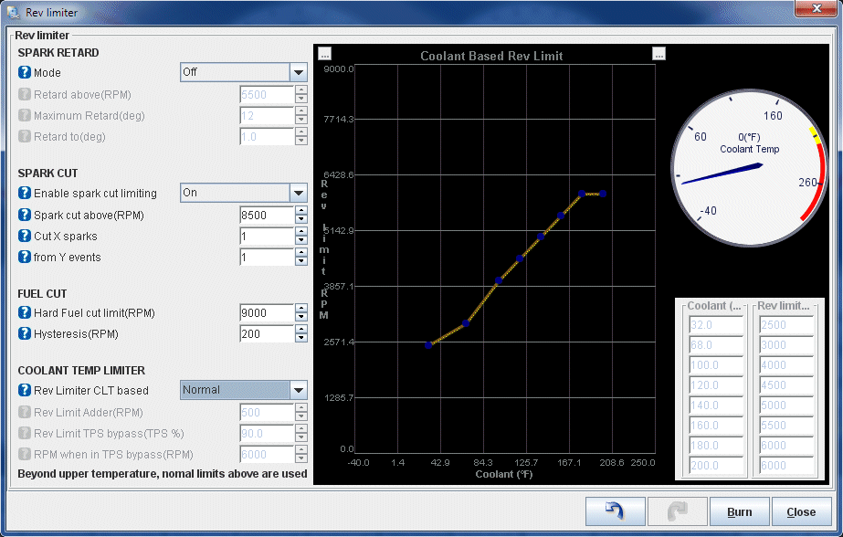 MS3X 13B Rev Limiter Settings